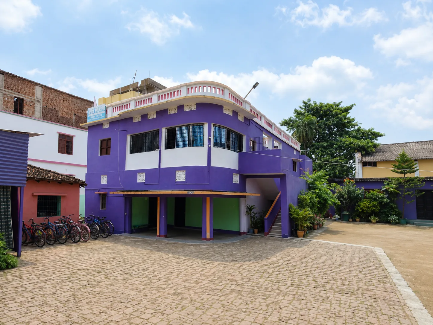 Campus building at Shail Vidya Niketan